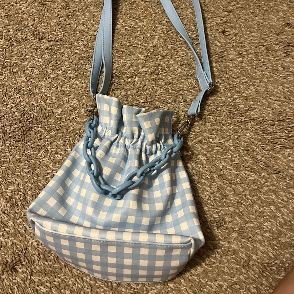 Blue cute purse